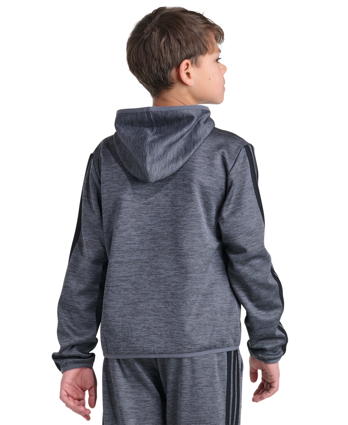 adidas Boys' 8-20 Long-Sleeve Hooded Jacket