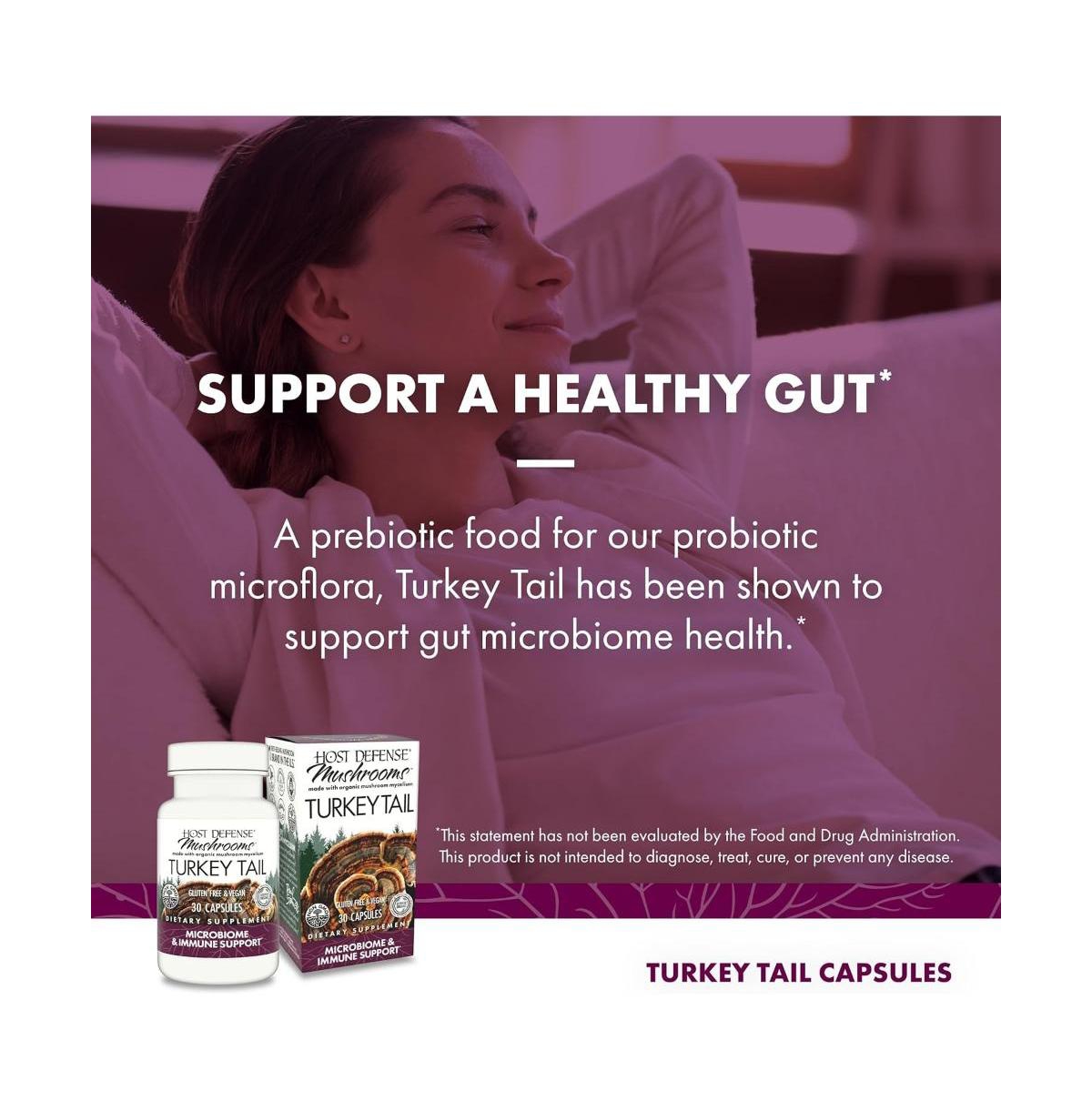Host Defense Turkey Tail Capsules