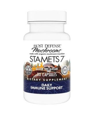 Host Defense Stamets 7 - 7 Species Blend - Mushroom Supplement for Immune Support - Includes Royal Sun Blazei, Cordyceps, Reishi, Maitake, Lion's Mane