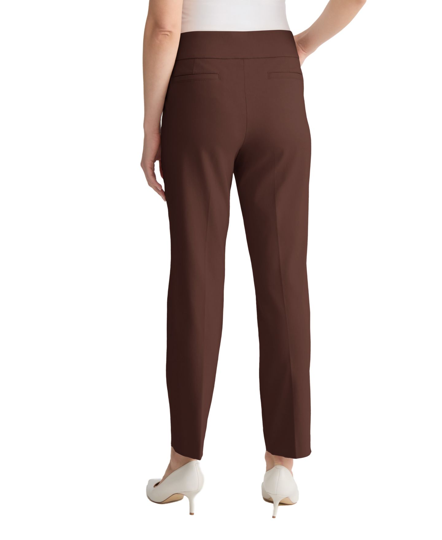 Женские брюки Jones New York Stretch Twill Pull-On Ankle Pant, цвет: Fudge — фото 3