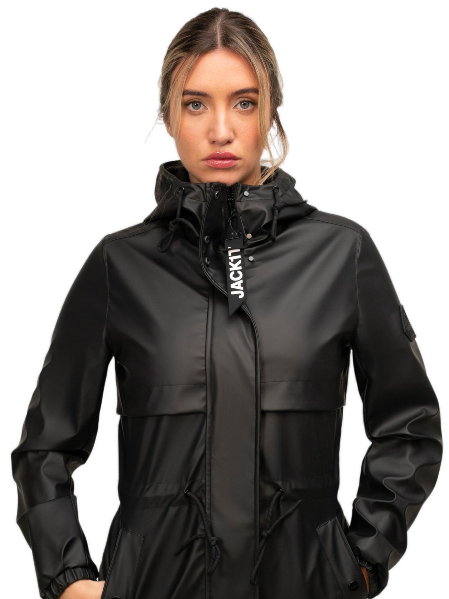 Женские куртки JACK1T Aurora Cape Raincoat, цвет: Чёрный — фото 2