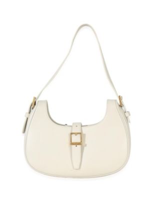 Cream Smooth Calfskin Le Fermoir Hobo