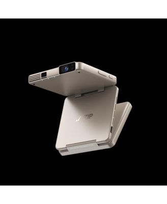 Tri-Fold DLP Pico Projector with Pocket Size, Auto Focus and Keystone, One-Click Mirroring, Type-C Fast Charging, 5000mAh Battery