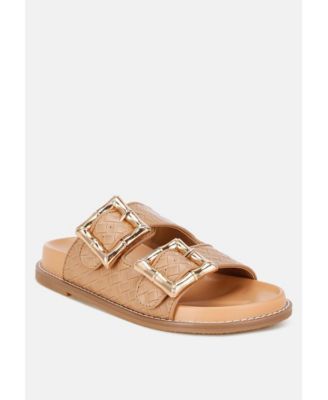 Women's Zooper Chunky Buckle Slip-On Flats