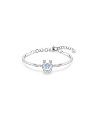 Rhodium-Plated Symbolica Bangle Bracelet