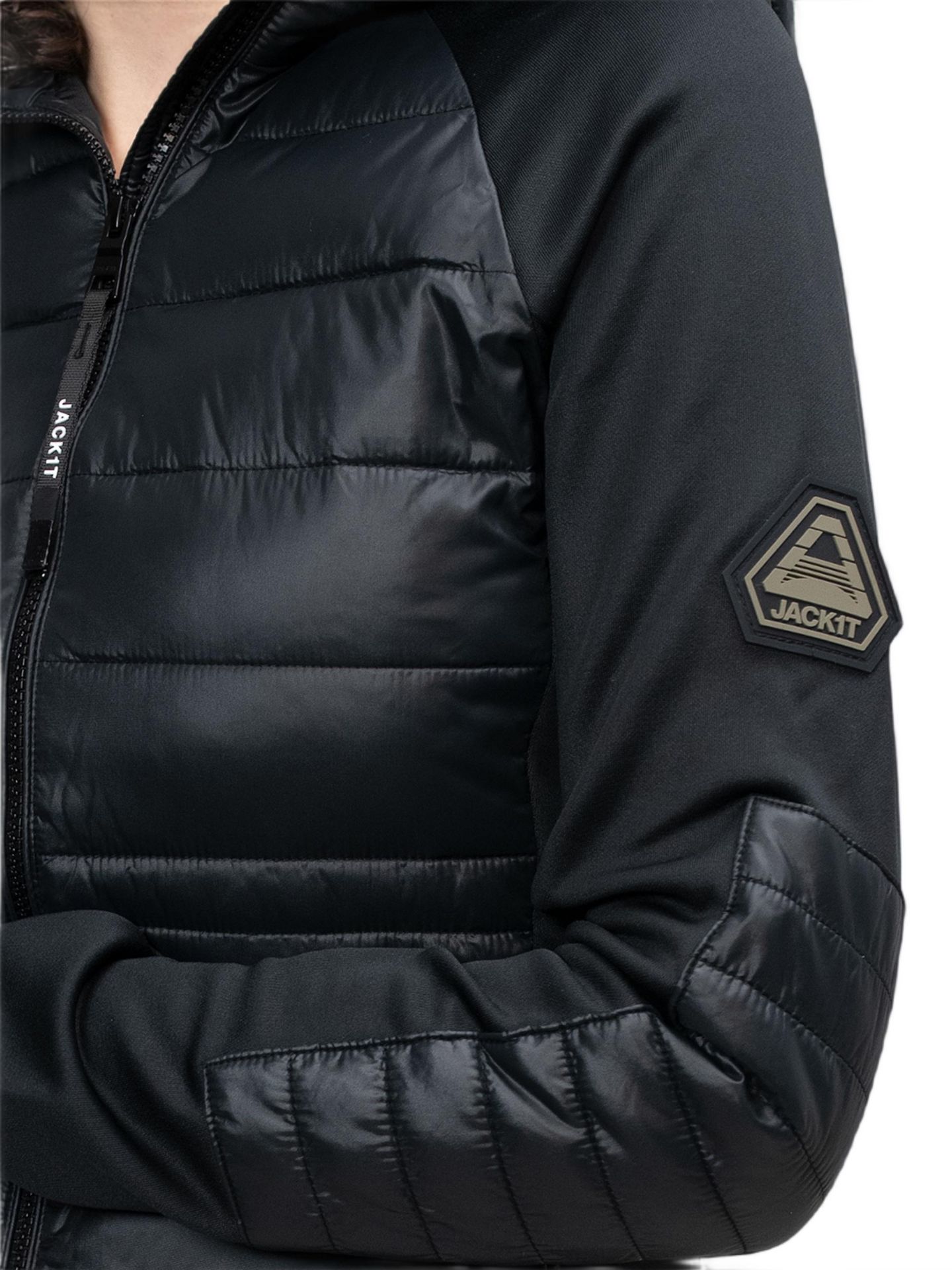 Женская куртка JACK1T Calypso Hybrid Hooded, цвет: Чёрный — фото 4