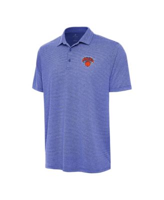 Men's Heather Blue New York Knicks Scheme Polo Shirt