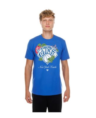 Men's Blue New York Knicks Lifestyle Capsule Floral Fruit T-Shirt