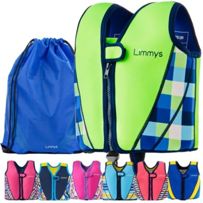 Swim Vest for Toddlers and Kids - Adjustable Buoyancy, CE Certified, Award-Winning Design, Soft Neoprene, Carry Bag Included