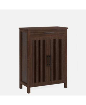 Modern Shoe Storage Cabinet with Multi Tier Adjustable Shelves
