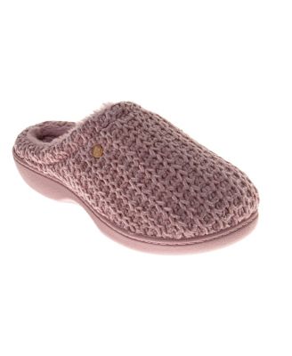 Women's Knit Mule Slippers