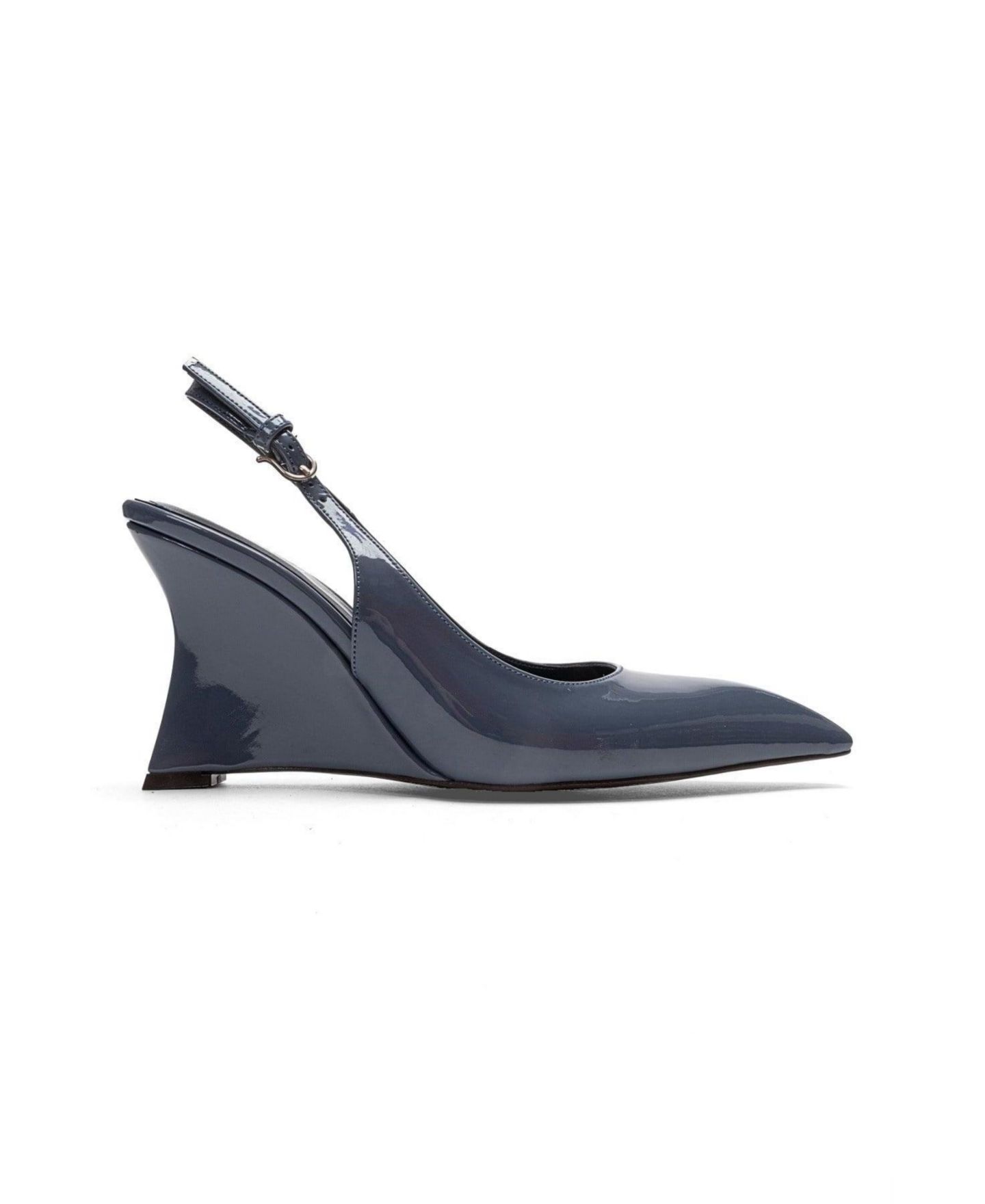 Женские туфли Prologue Shoes Felon Slingback Wedge Pump, цвет: Синий лаковый — фото 2
