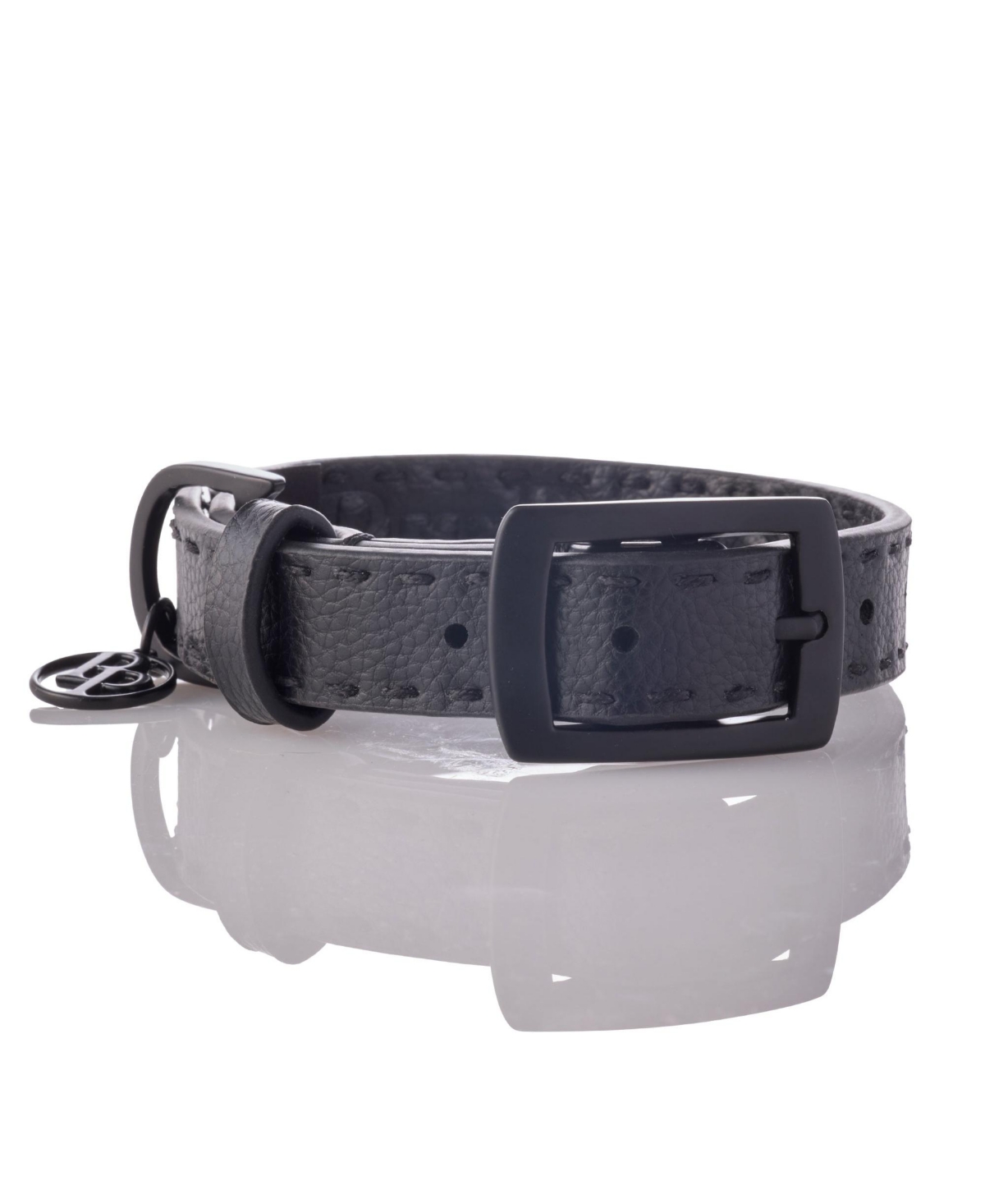Pet Passion Rein The Saddle Stitch Faux Leather Collar