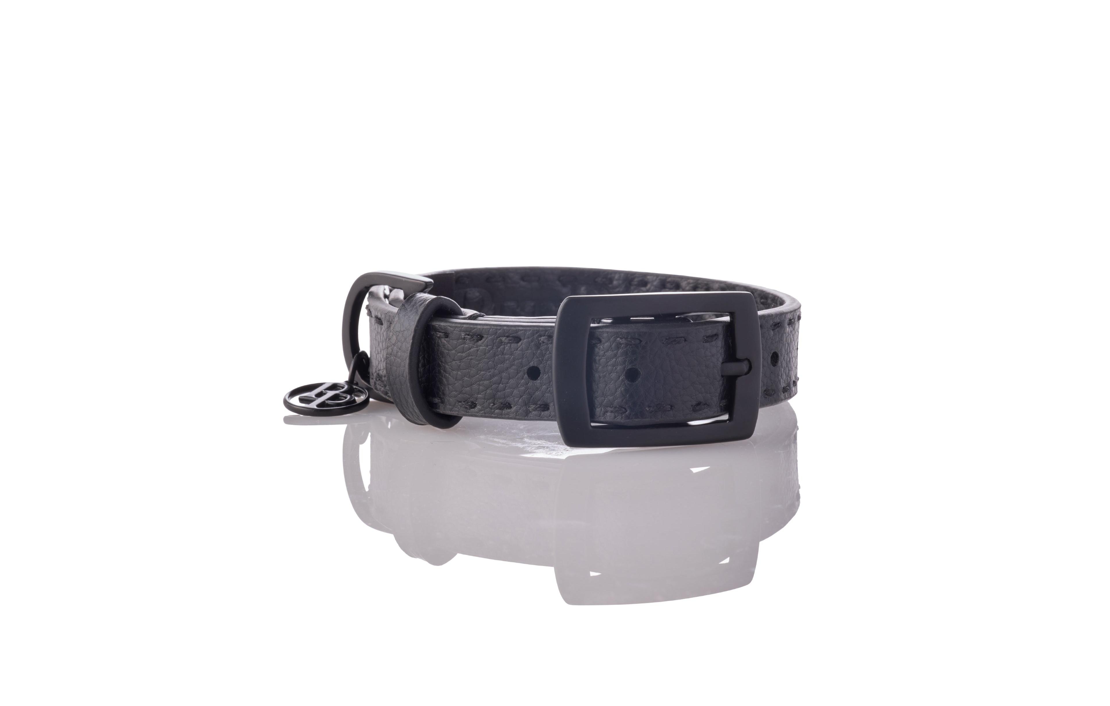 Pet Passion Rein The Saddle Stitch Faux Leather Collar