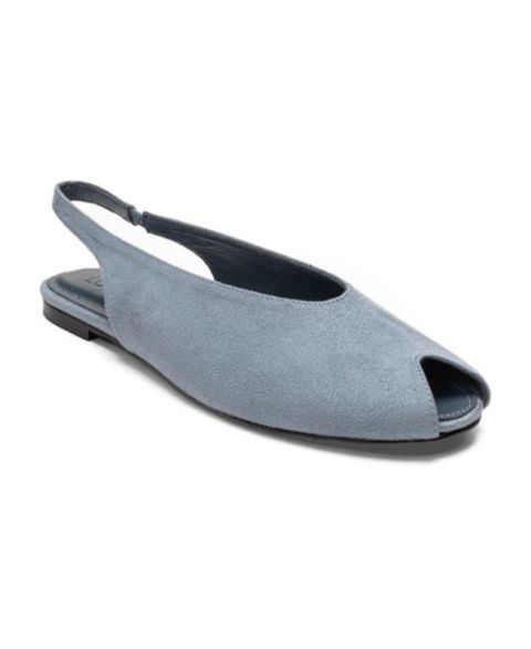 Женские сандалии Prologue Shoes Serina Slingback, цвет: Синий замшевый