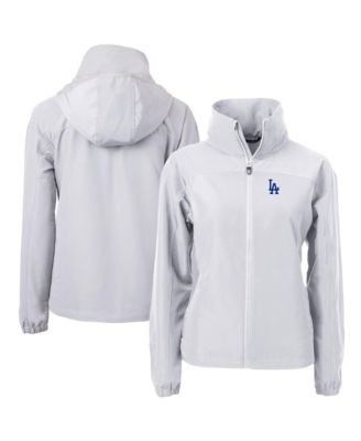 Women's Gray Los Angeles Dodgers Charter Eco Full-Zip Jacket