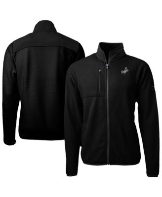 Men's Black Los Angeles Dodgers Cascade Eco Sherpa Fleece Full-Zip Jacket