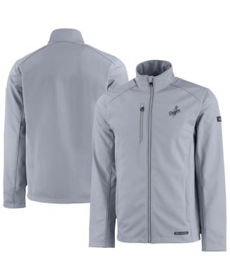 Men's Gray Los Angeles Dodgers Evoke Eco Softshell Full-Zip Jacket