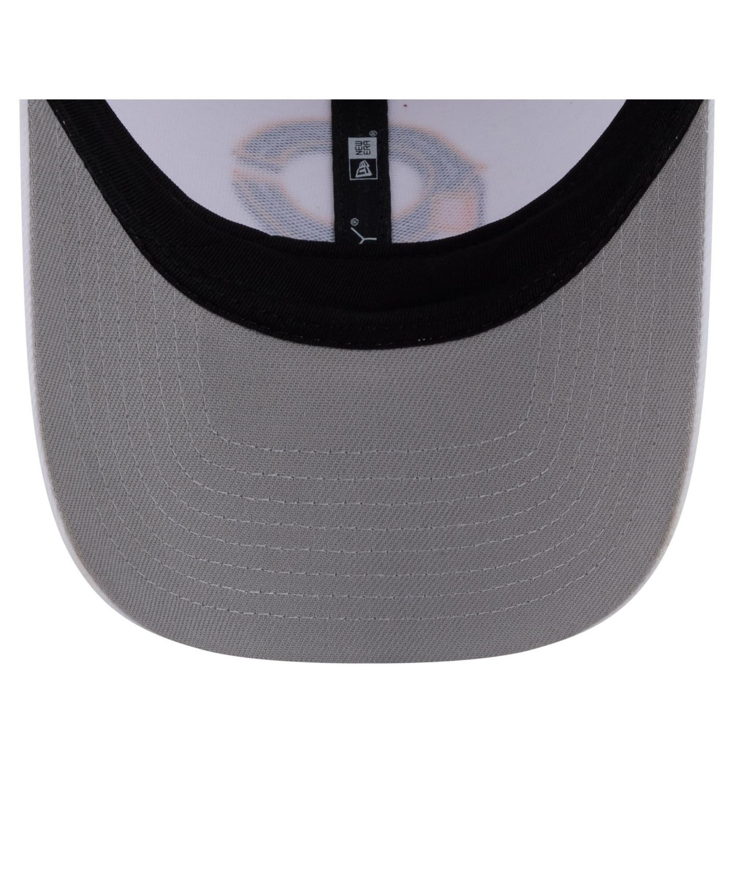 Мужская кепка New Era White Cincinnati Reds Flag 9FORTY Trucker Adjustable Hat — фото 5