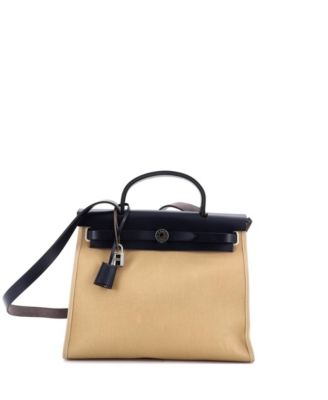 31 Herbag Zip Leather and Toile