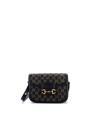 Small Horsebit 1955 Shoulder Bag GG Denim