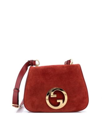 Medium Blondie NM Flap Bag Suede