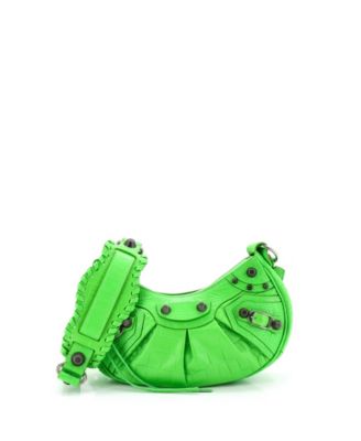 XS Le Cagole Giant Studs Shoulder Bag Embossed Leather