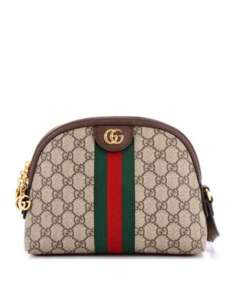 Small Ophidia Dome Shoulder Bag GG Coated Canvas
