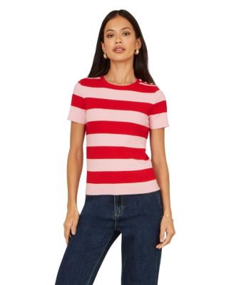 Women's Block Stripe Knitted Top