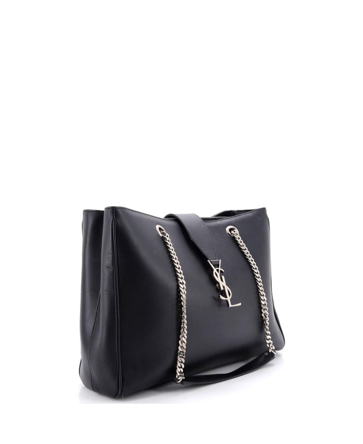 Pre-Owned Saint Laurent Large Classic Monogram Shopper Leather