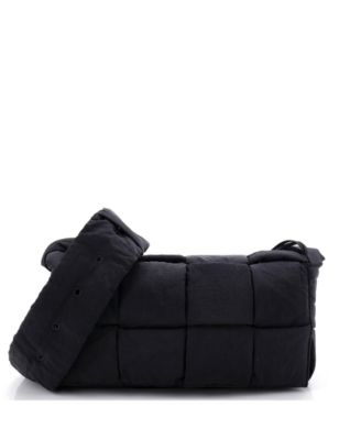 Padded Tech Cassette Crossbody Bag Intrecciato Nylon