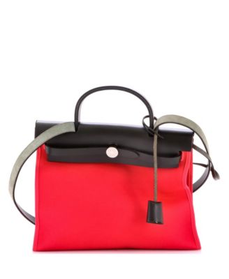 31 Herbag Zip Leather and Toile