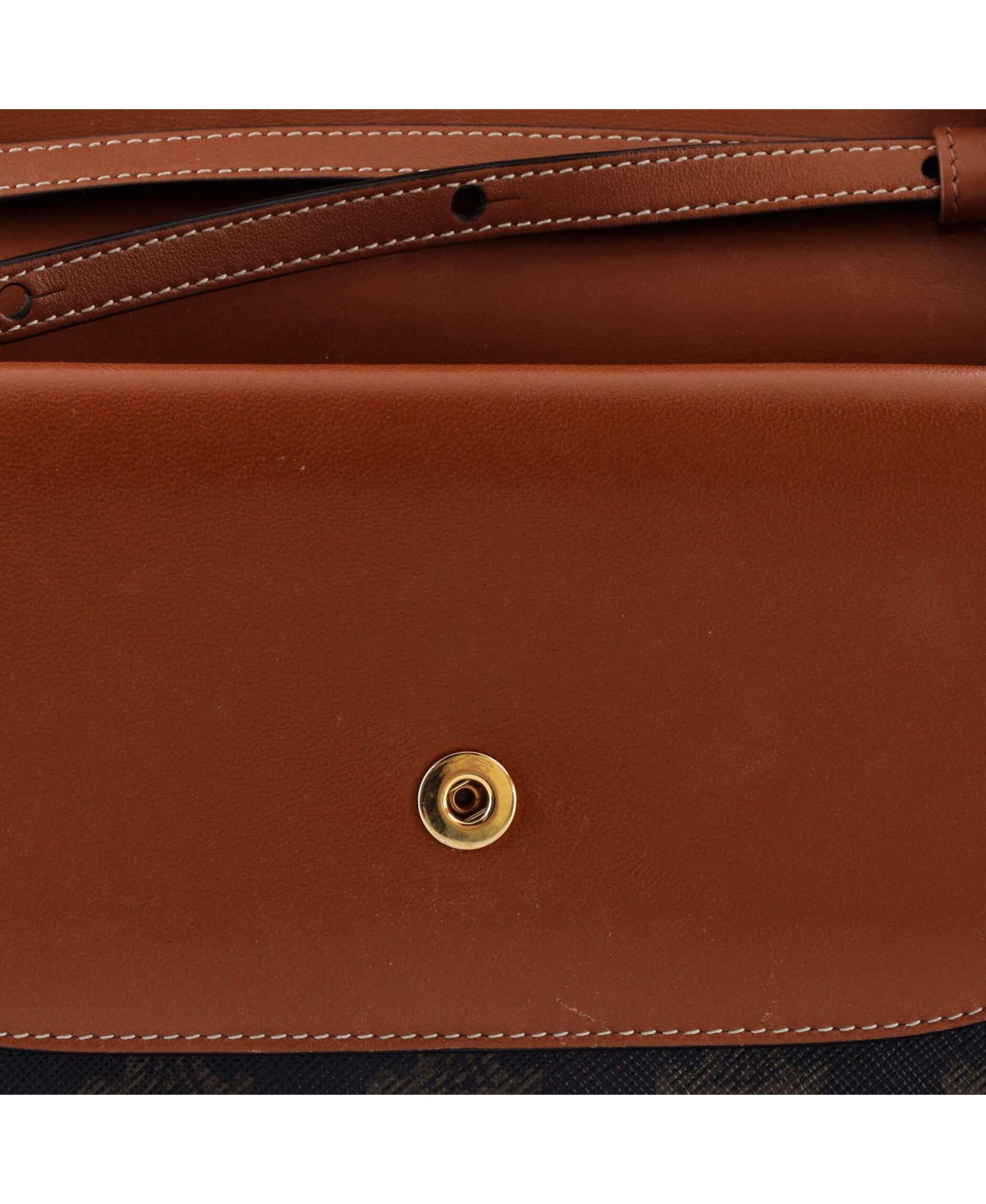 Pre-Owned Celine Wallet on Strap Triomphe Coated Canvas