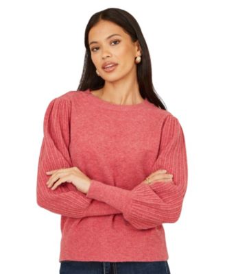Women's Knitted Balloon Sleeve Jumper
