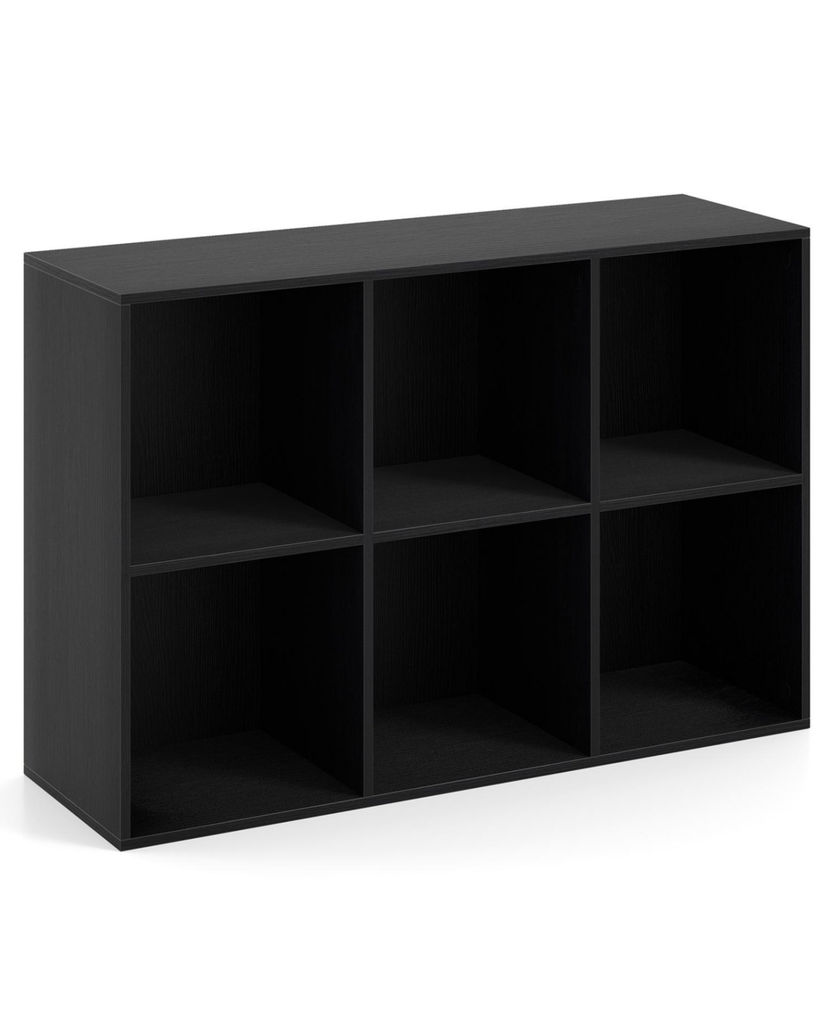 Slickblue Modern 6-Cube Organizer Bookcase with Anti-Tip Hardware