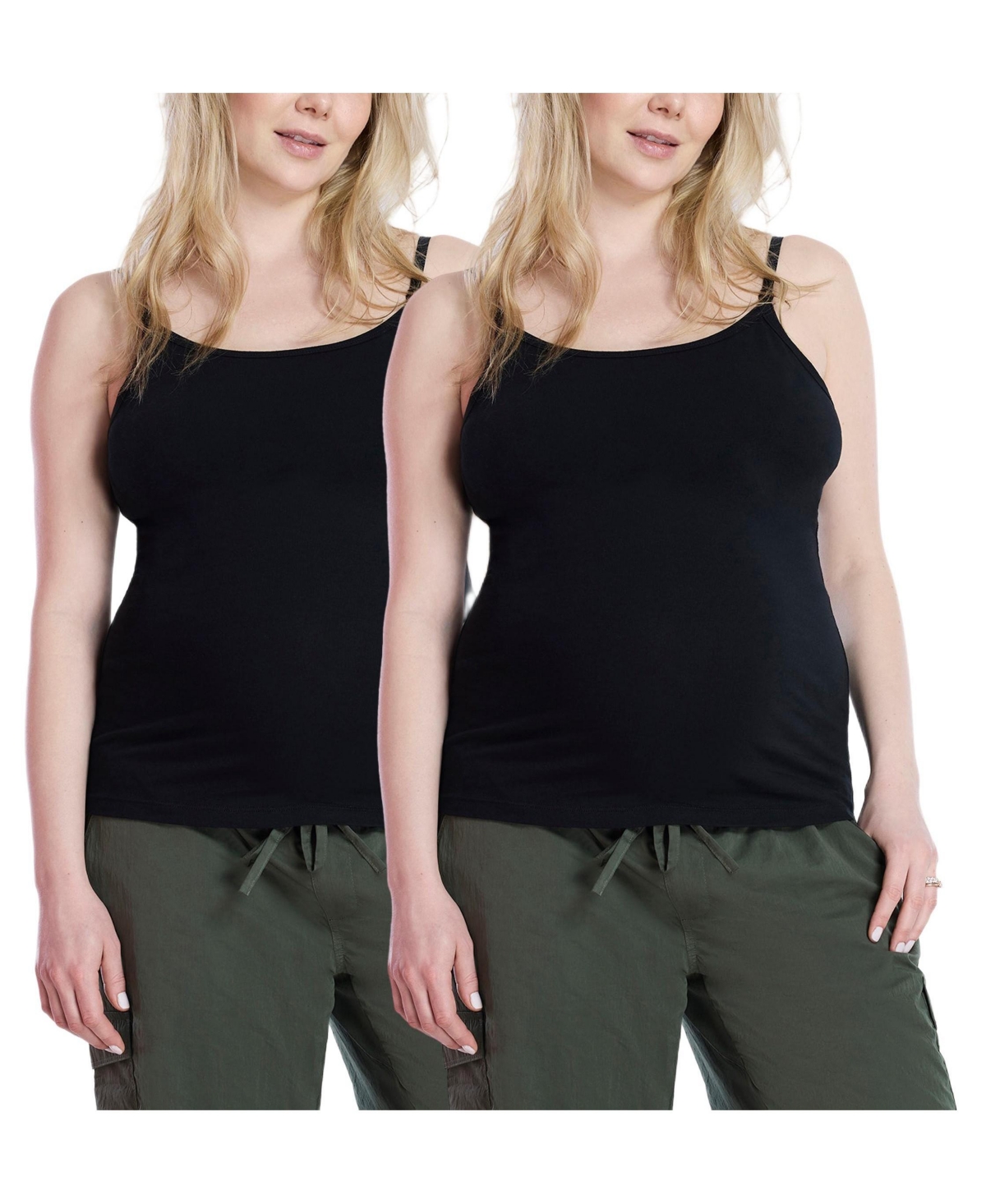 Motherhood Maternity Clip Down Nursing Tank Top Cami
