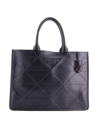 Large Symbole Shopper Tote Embossed Leather