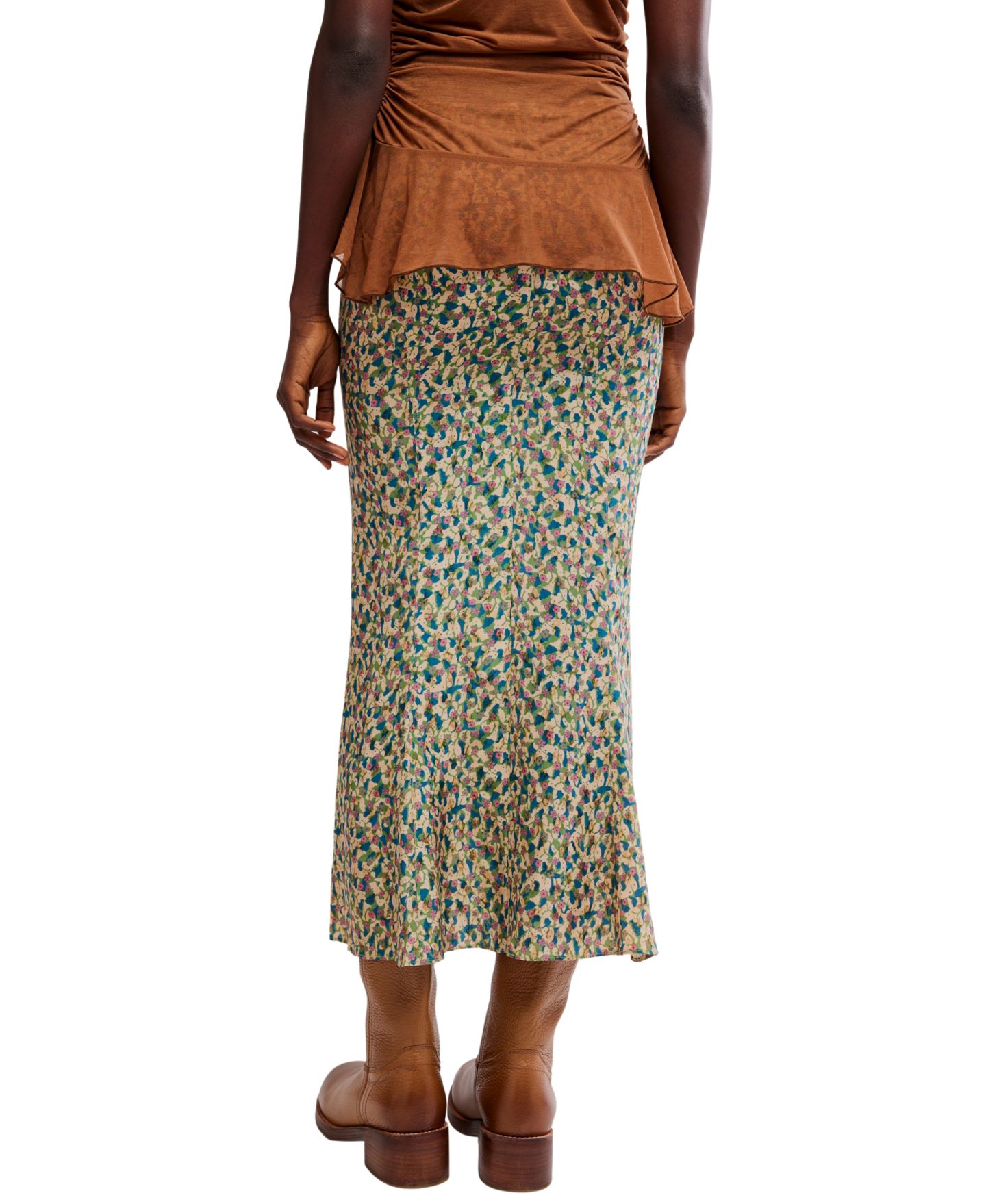 Женская юбка Free People Bonita Printed Maxi, цвет: Комбинированный — фото 5