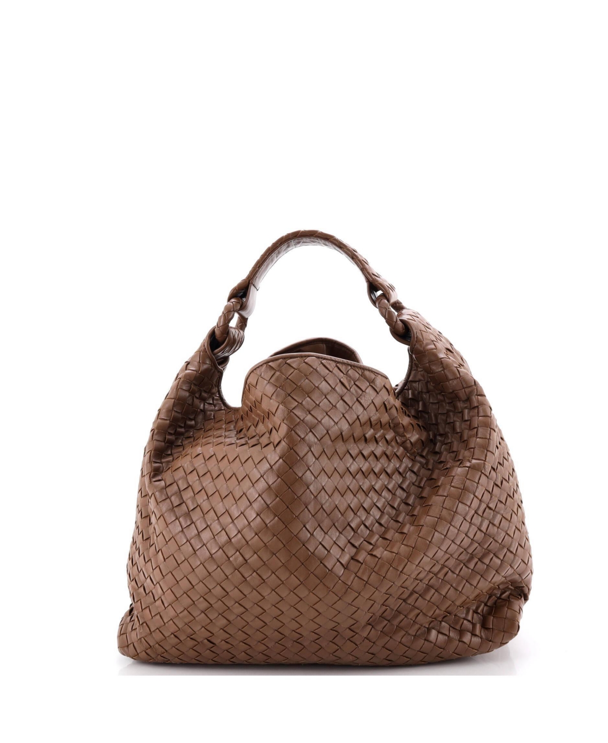 Pre-Owned Bottega Veneta Medium Sloane Hobo Intrecciato Nappa
