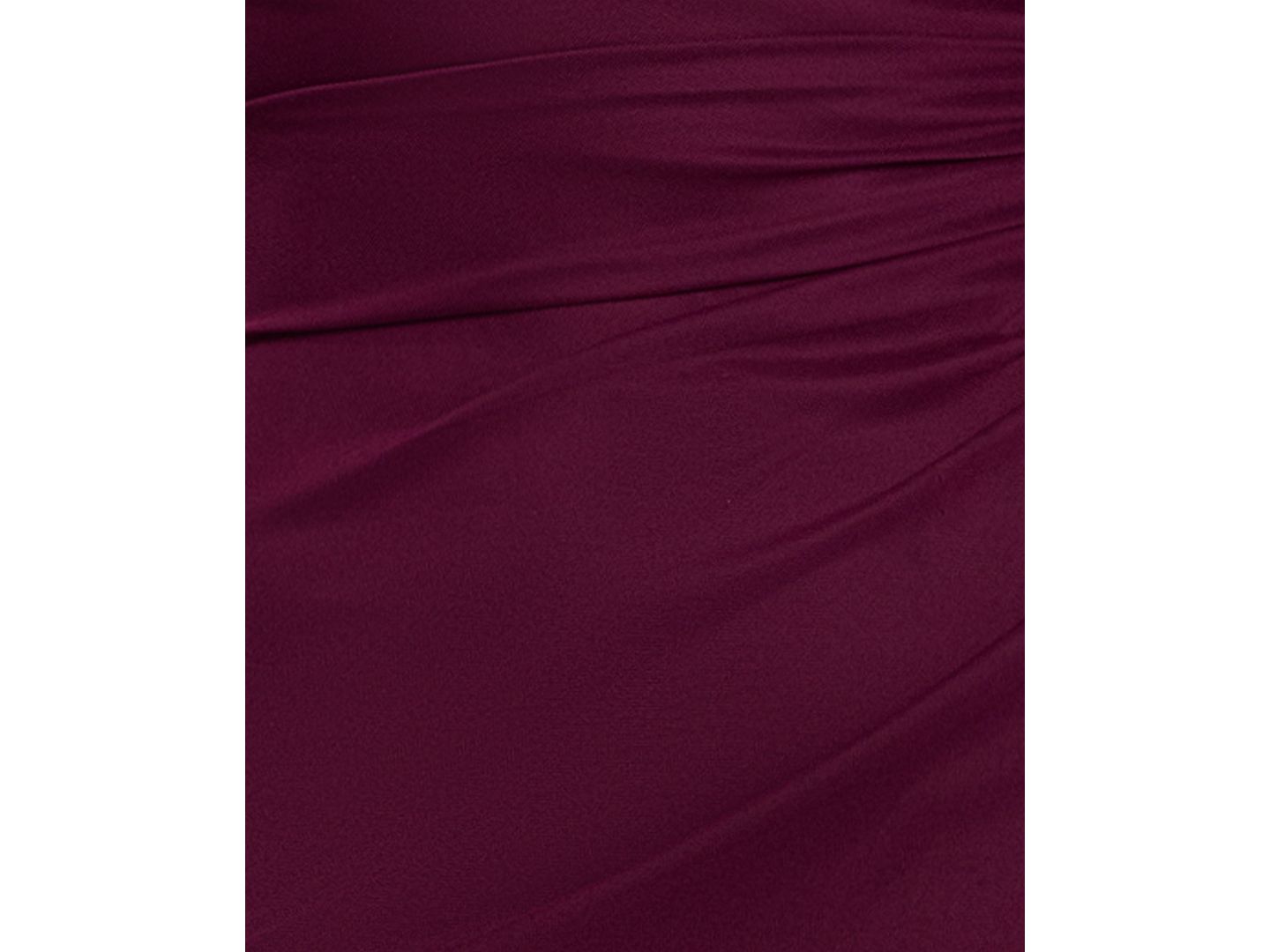 Женское платье B&A By Betsy and Adam Petite Ruffle Side Cowl Neck Ball Gown, цвет: Гранатовый — фото 5