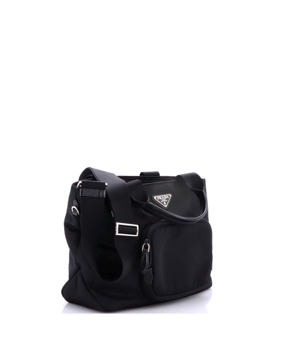 Pre-Owned Prada Medium Front Pocket Padded Tote Tessuto