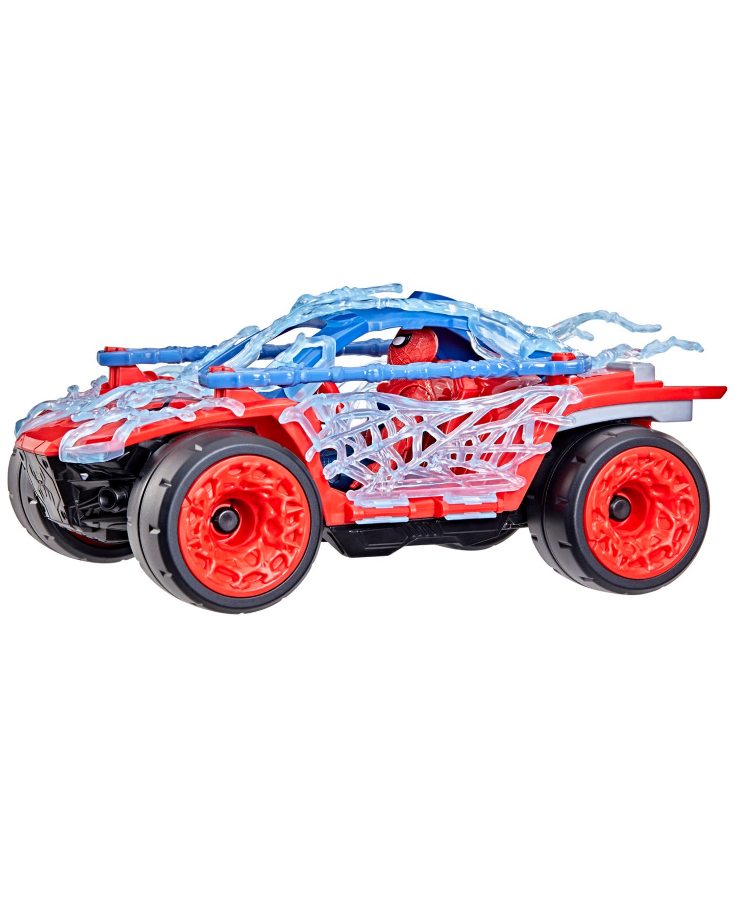 Детские фигурки Marvel Spider-Man 4.5" Stretch and Blast Action Figure and Vehicle Set, Ages 4+ — фото 2