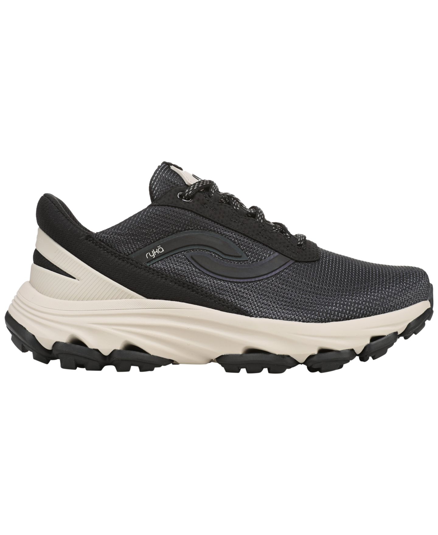 Женские кроссовки Ryka Devotion Hiking Lace-Up, цвет: Чёрный сетчатый — фото 2