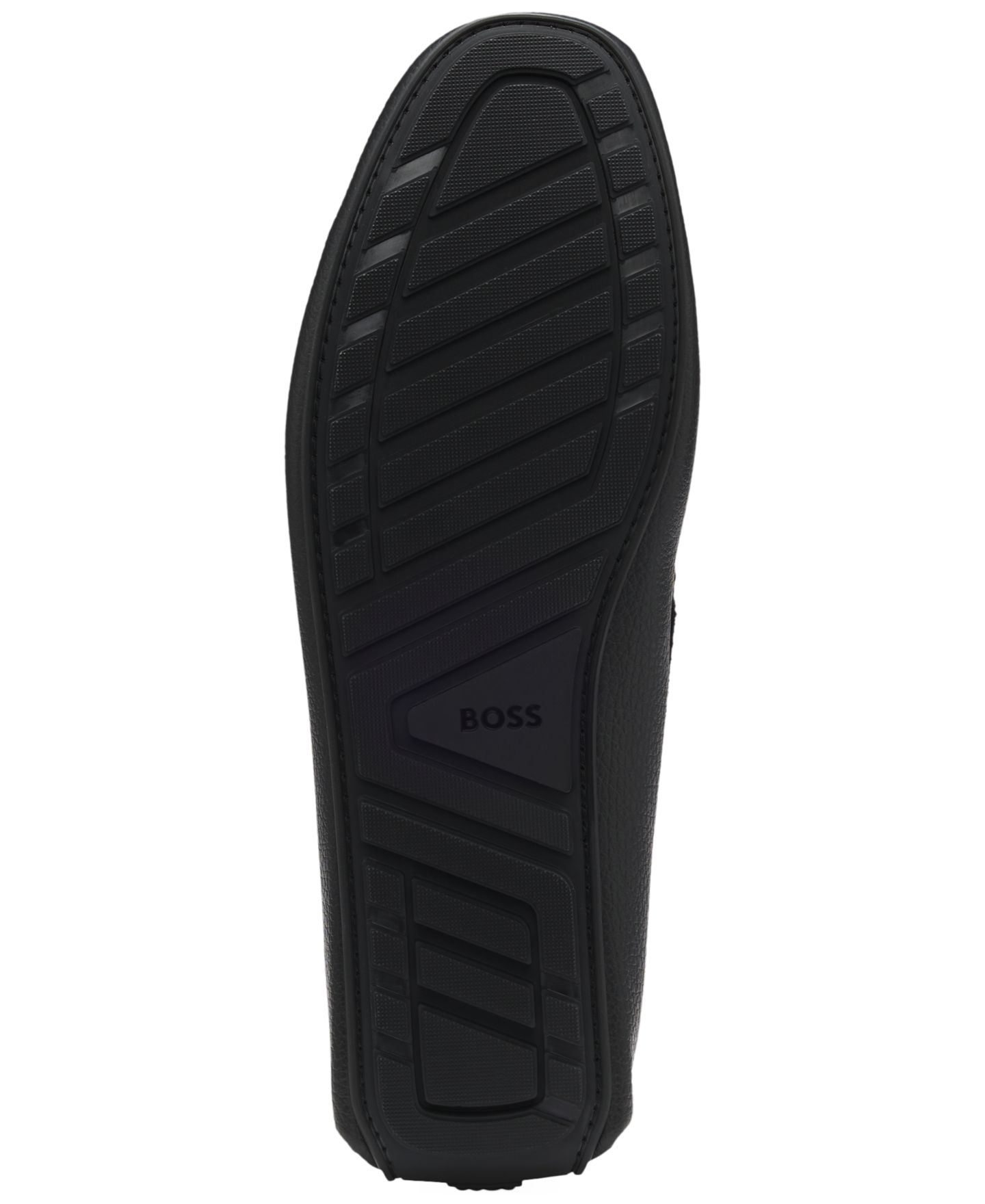 Мужские туфли Hugo Boss Noel Leather, цвет: Чёрный — фото 5