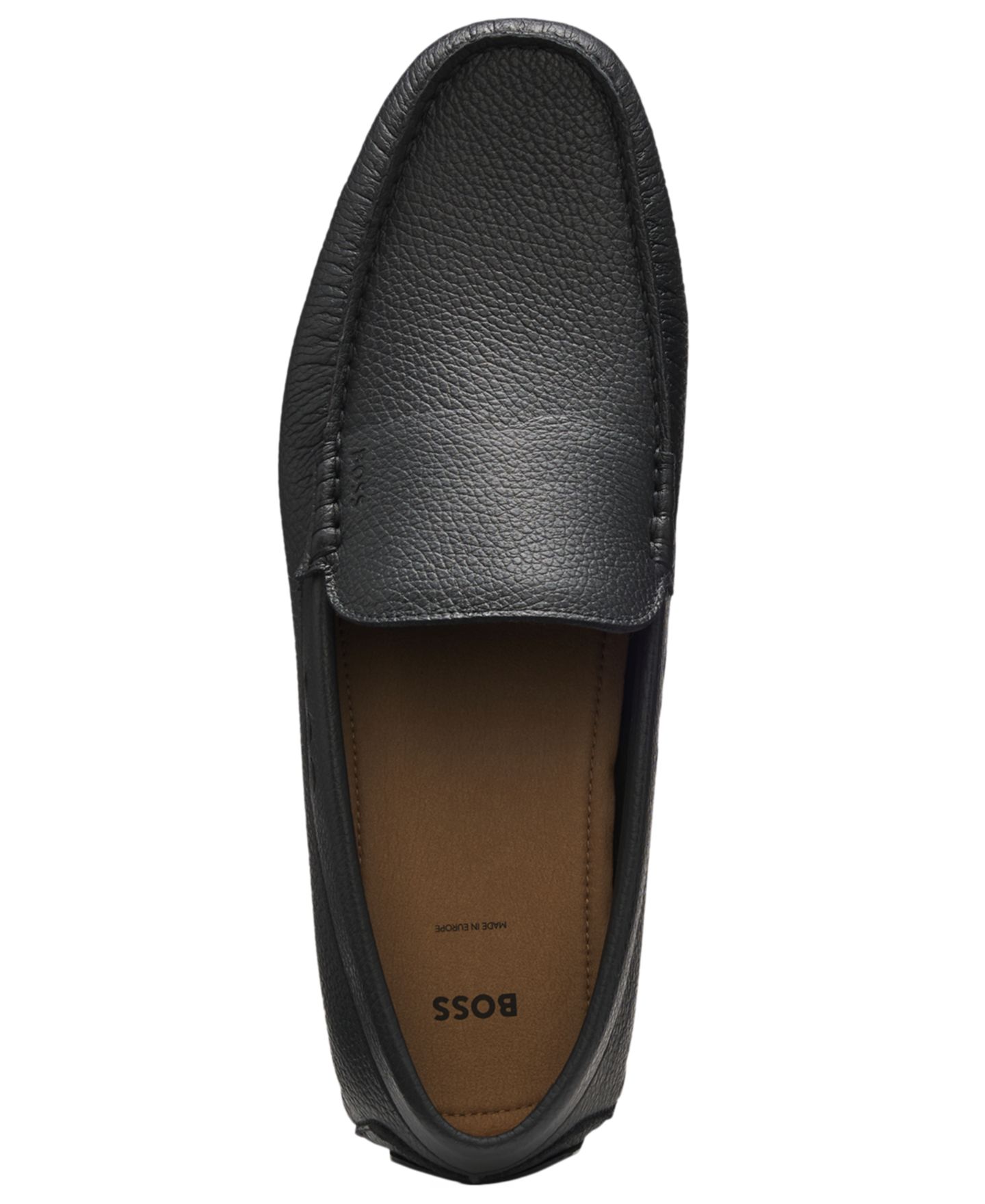 Мужские туфли Hugo Boss Noel Leather, цвет: Чёрный — фото 4