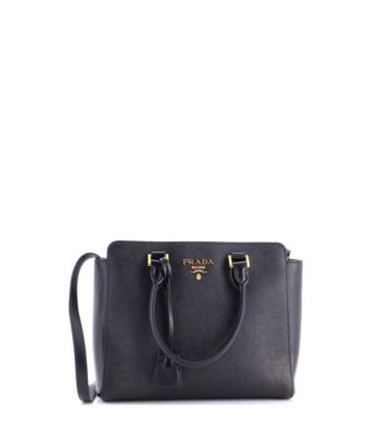 Small Convertible Zip Tote Saffiano Leather