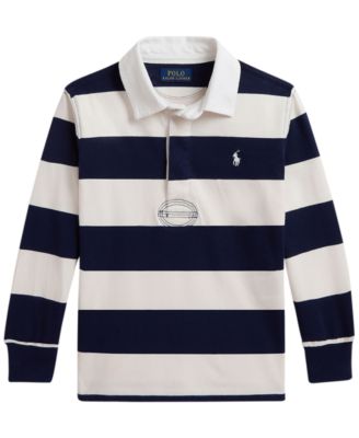 Boys' 2T-7 Iconic Long-Sleeve Rugby Shirt