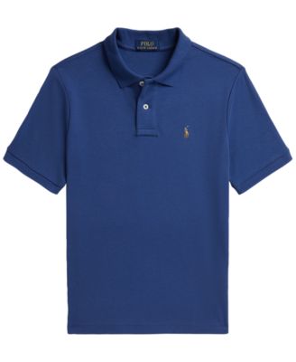Boys' 8-20 Soft Cotton Short-Sleeve Polo Shirt