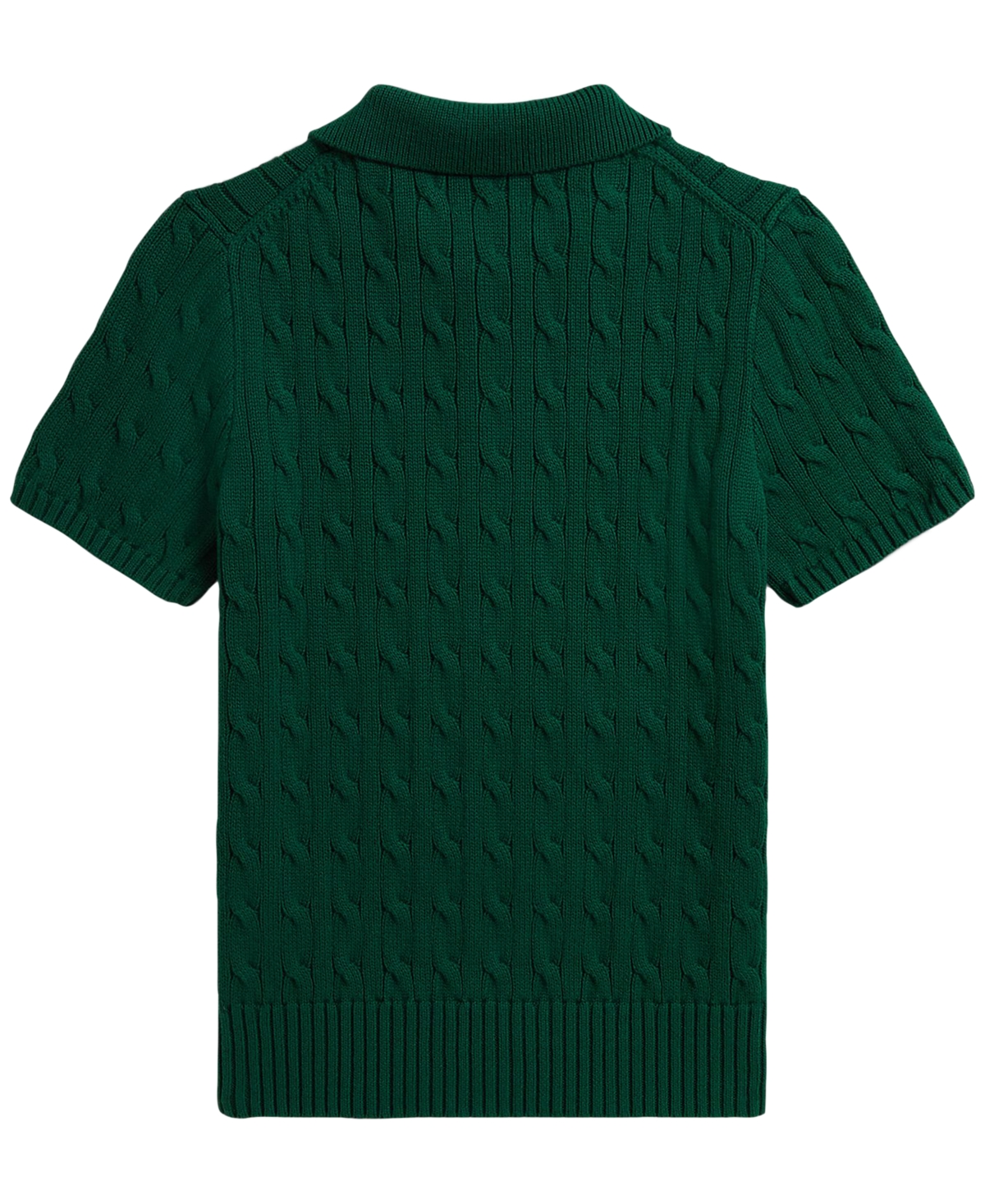 Polo Ralph Lauren Boys' 8-20 Cable-Knit Cotton Shirt