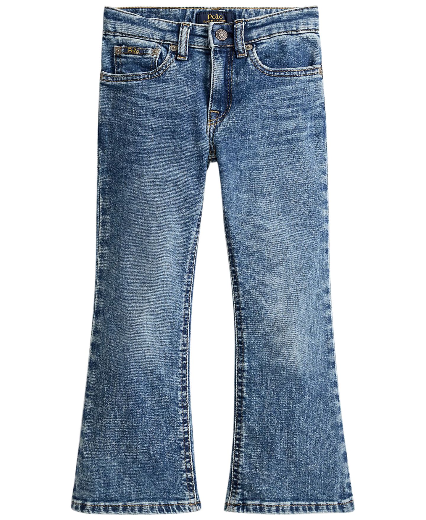 Джинсы Polo Ralph Lauren Flared Stretch Denim Jeans для девочек, цвет: Варёный, вариант 1 — фото 1